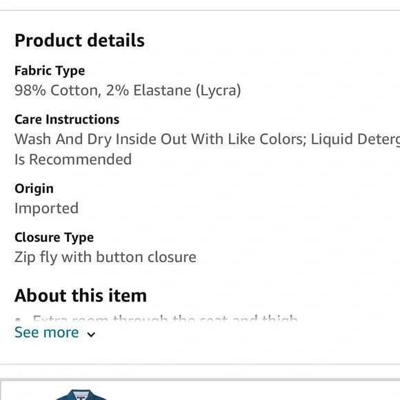 Levi’s Mens 541 Athletic Taper Fit Jeans (Light/Acid Wash Blue Color) Size 33x30 - Picture 5 of 10